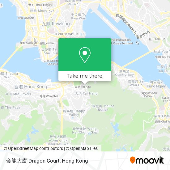 金龍大廈 Dragon Court map