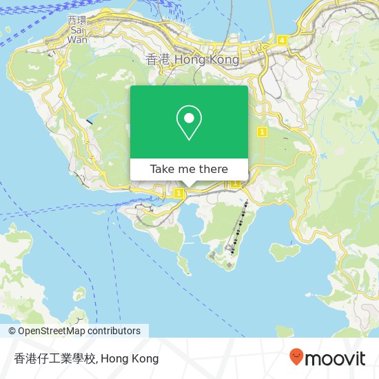 香港仔工業學校 map