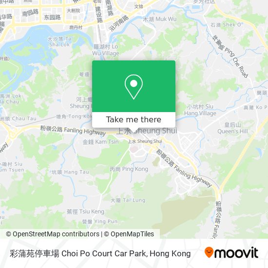 彩蒲苑停車場 Choi Po Court Car Park map