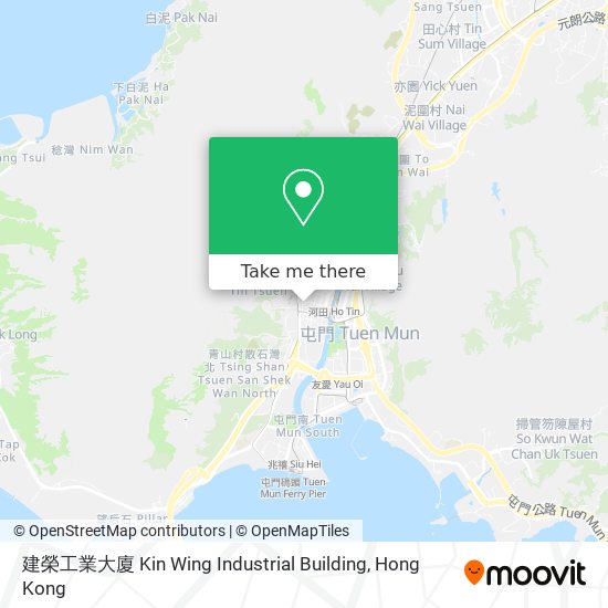 建榮工業大廈 Kin Wing Industrial Building map