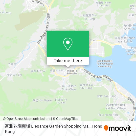 富雅花園商場 Elegance Garden Shopping Mall地圖