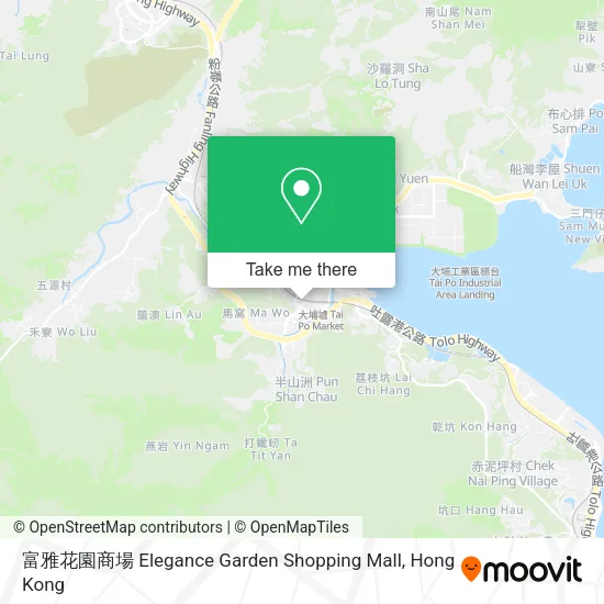 富雅花園商場 Elegance Garden Shopping Mall map