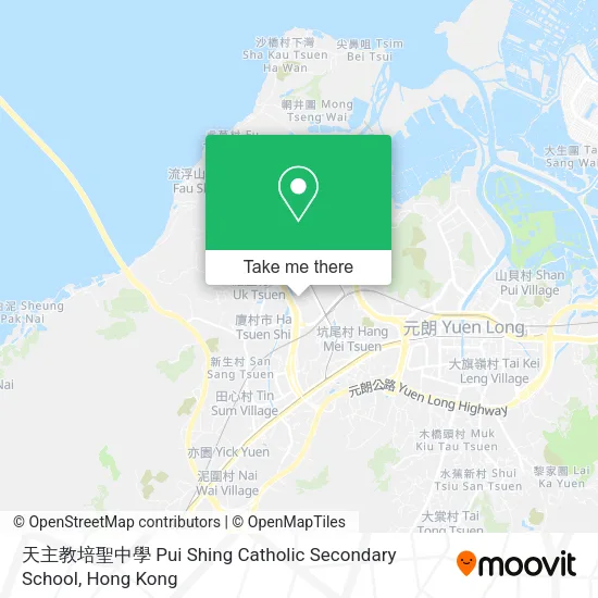 天主教培聖中學 Pui Shing Catholic Secondary School map