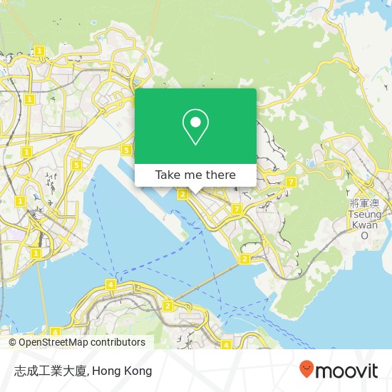 志成工業大廈 map