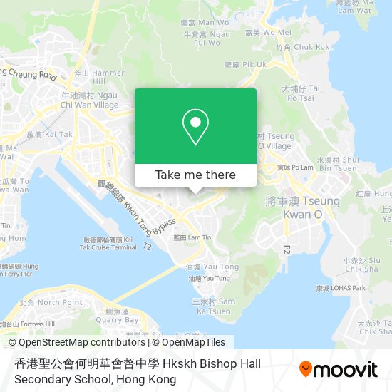 香港聖公會何明華會督中學 Hkskh Bishop Hall Secondary School map