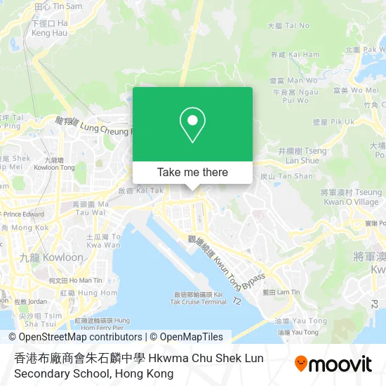 香港布廠商會朱石麟中學 Hkwma Chu Shek Lun Secondary School map