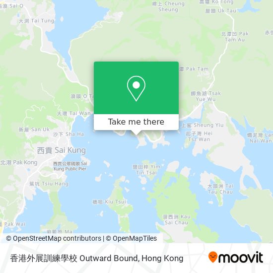 香港外展訓練學校 Outward Bound map