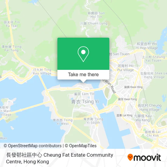 長發邨社區中心 Cheung Fat Estate Community Centre地圖