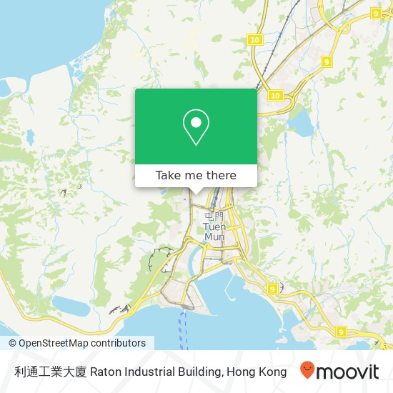 利通工業大廈 Raton Industrial Building地圖