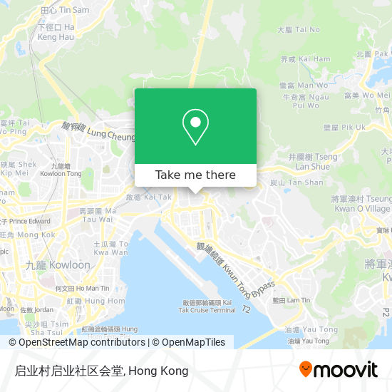 启业村启业社区会堂 map