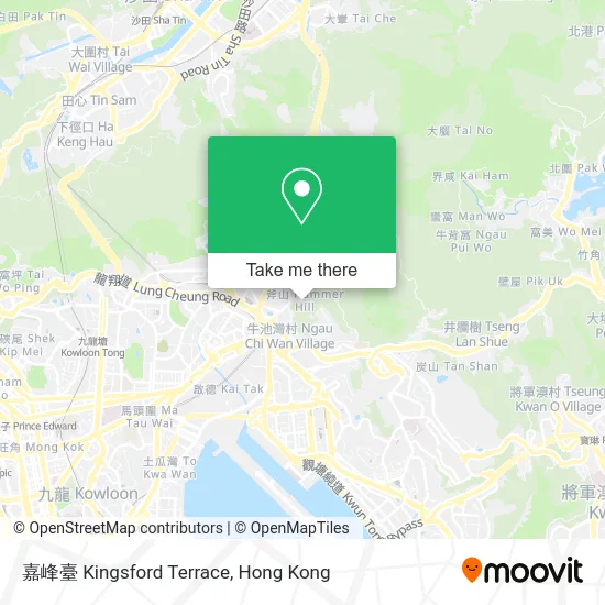 嘉峰臺 Kingsford Terrace map
