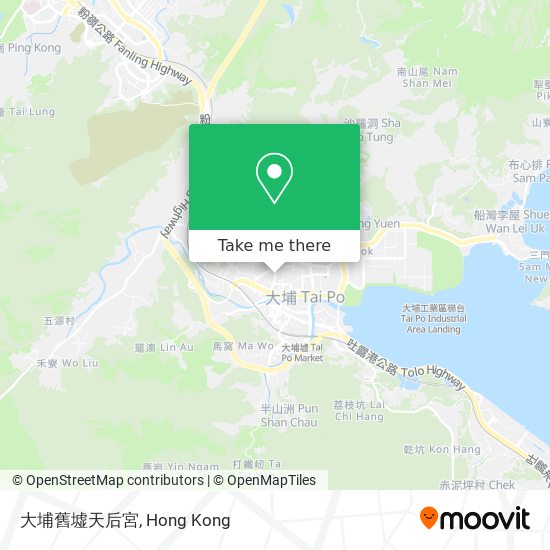 大埔舊墟天后宮 map