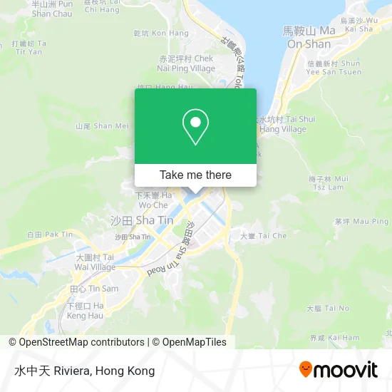 水中天 Riviera map