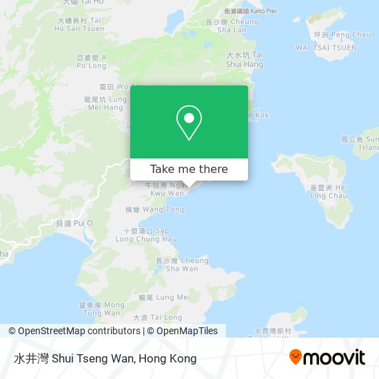 水井灣 Shui Tseng Wan map