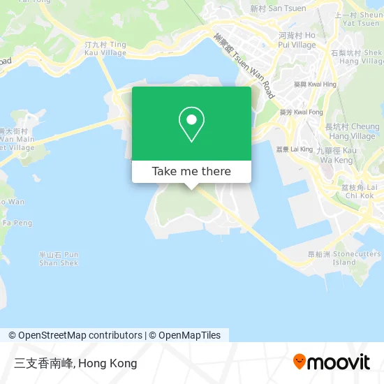 三支香南峰地圖