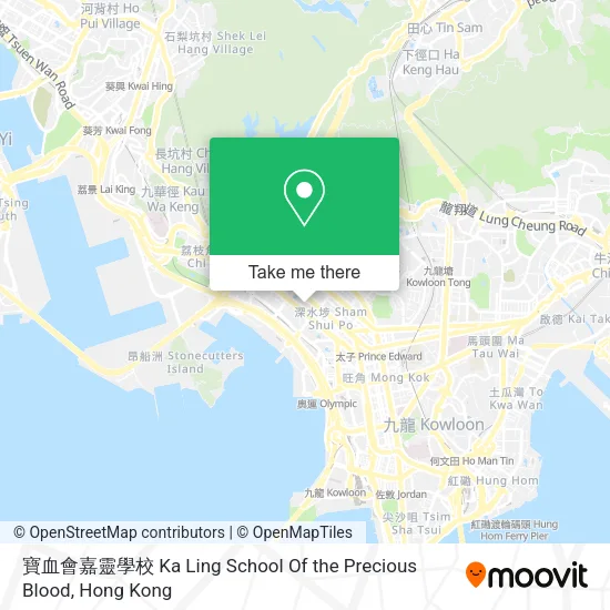 寶血會嘉靈學校 Ka Ling School Of the Precious Blood地圖