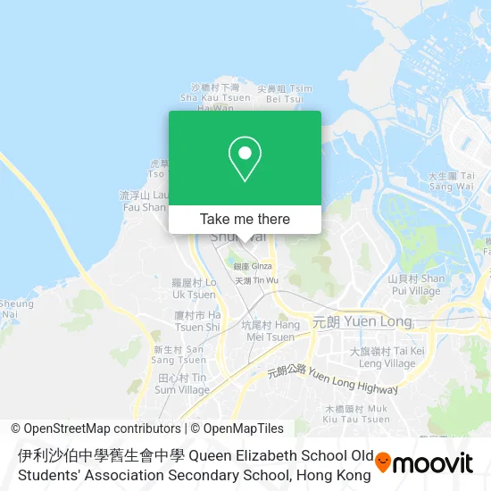 伊利沙伯中學舊生會中學 Queen Elizabeth School Old Students' Association Secondary School地圖