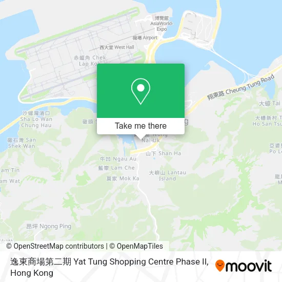 逸東商場第二期 Yat Tung Shopping Centre Phase II地圖