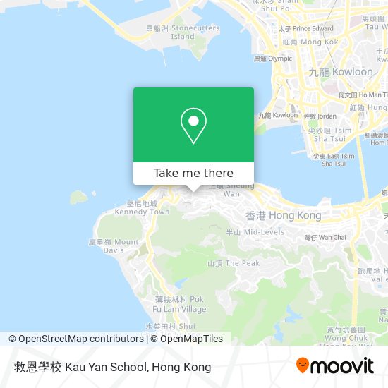 救恩學校 Kau Yan School map