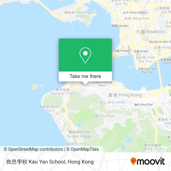 救恩學校 Kau Yan School map