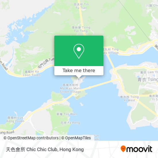 天色會所 Chic Chic Club map