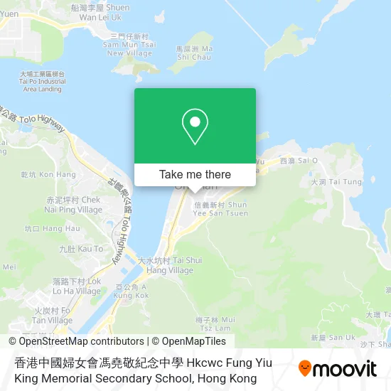 香港中國婦女會馮堯敬紀念中學 Hkcwc Fung Yiu King Memorial Secondary School map