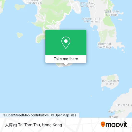 大潭頭 Tai Tam Tau map
