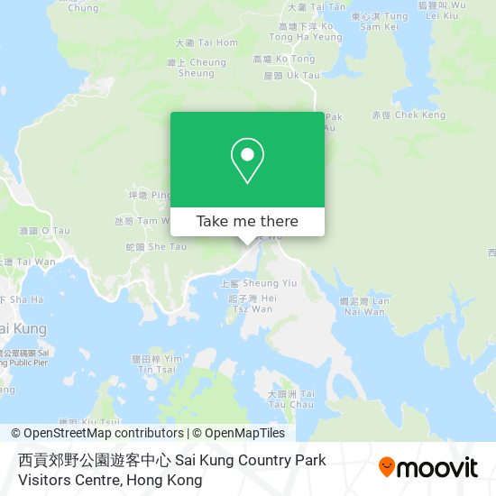 西貢郊野公園遊客中心 Sai Kung Country Park Visitors Centre map