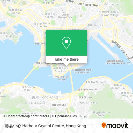港晶中心 Harbour Crystal Centre map