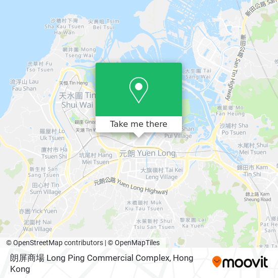 朗屏商場 Long Ping Commercial Complex map