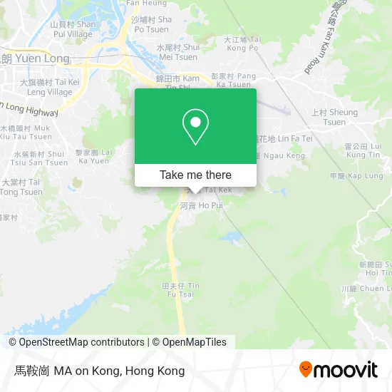 馬鞍崗 MA on Kong地圖