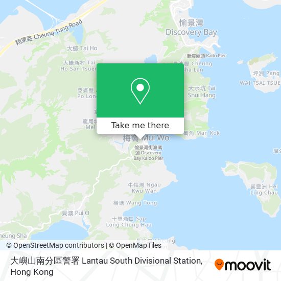大嶼山南分區警署 Lantau South Divisional Station map