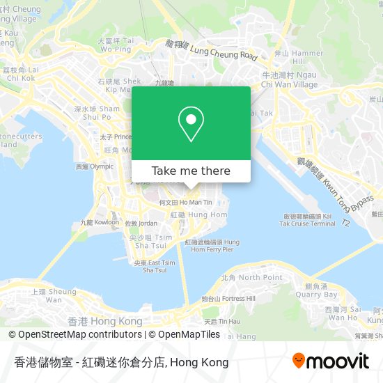 香港儲物室 - 紅磡迷你倉分店 map