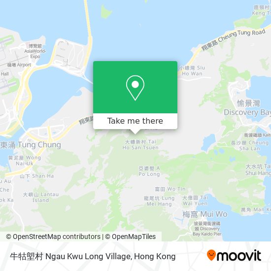 牛牯塱村 Ngau Kwu Long Village map