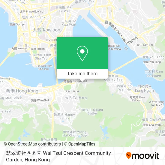 慧翠道社區園圃 Wai Tsui Crescent Community Garden map