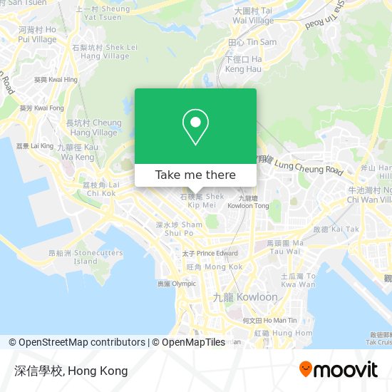 深信學校 map