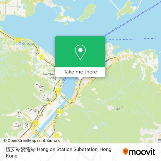 恆安站變電站 Heng on Station Substation地圖