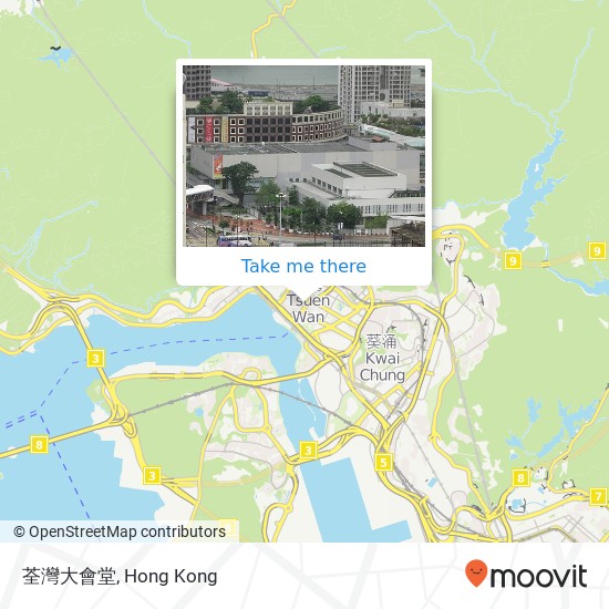 荃灣大會堂 map