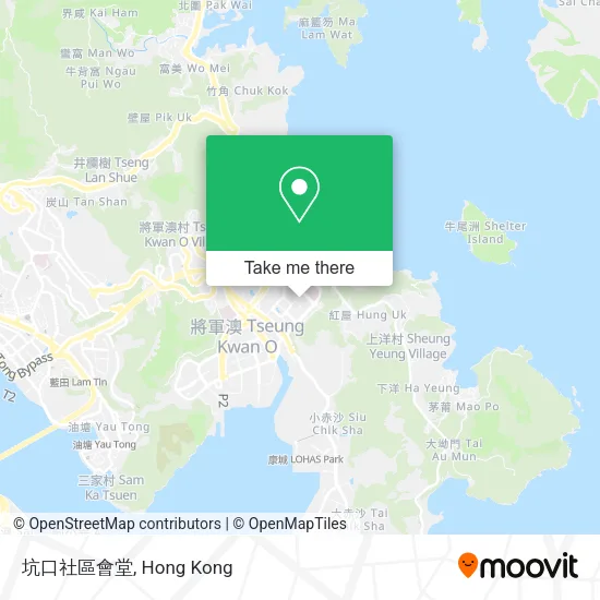 坑口社區會堂地圖
