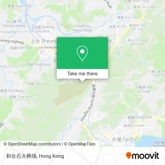 和合石火葬场 map