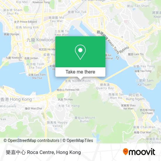 樂嘉中心 Roca Centre地圖
