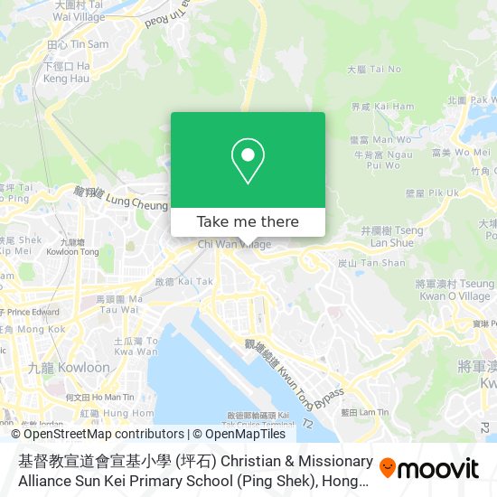 基督教宣道會宣基小學 (坪石) Christian & Missionary Alliance Sun Kei Primary School (Ping Shek) map