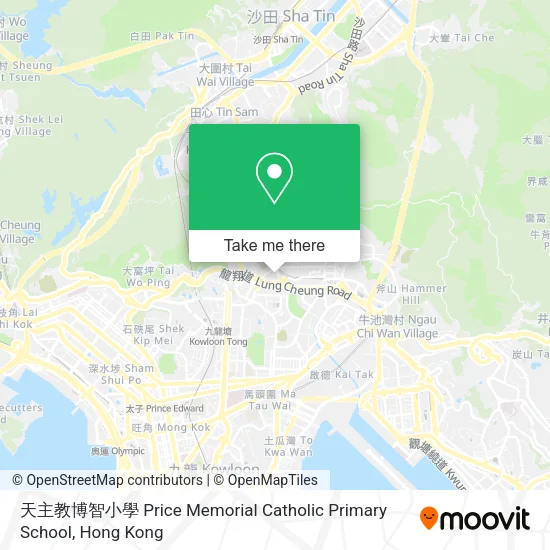 天主教博智小學 Price Memorial Catholic Primary School地圖