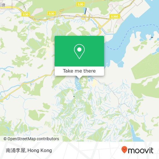 南涌李屋 map
