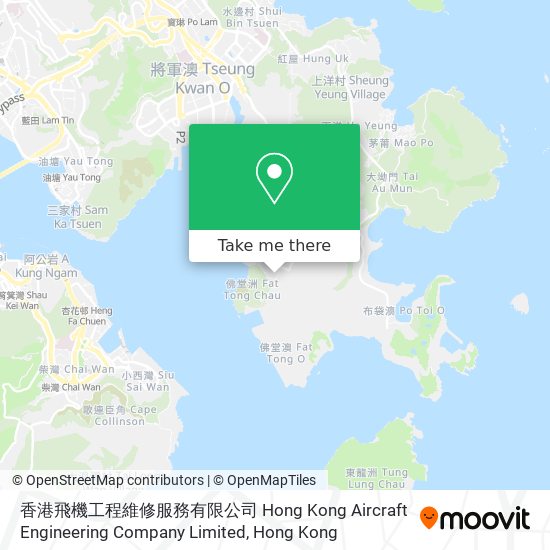 香港飛機工程維修服務有限公司 Hong Kong Aircraft Engineering Company Limited map