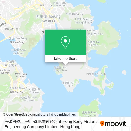香港飛機工程維修服務有限公司 Hong Kong Aircraft Engineering Company Limited地圖