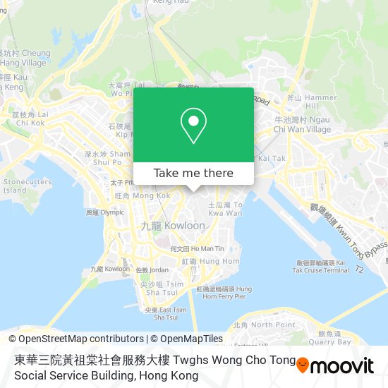 東華三院黃祖棠社會服務大樓 Twghs Wong Cho Tong Social Service Building map