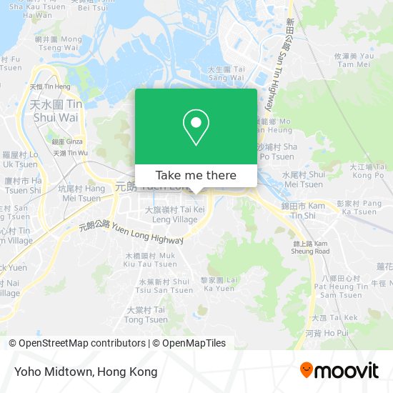 Yoho Midtown map