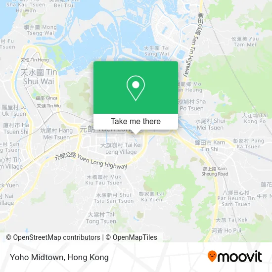Yoho Midtown地圖
