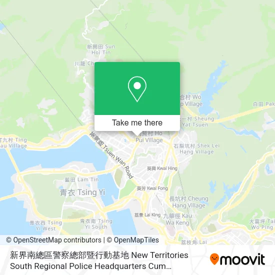 新界南總區警察總部暨行動基地 New Territories South Regional Police Headquarters Cum Operationalbase地圖